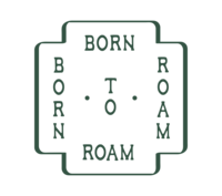 Born to Roam submark logo green