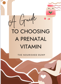 guide to choosing a prenatal vitamin