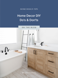 Example of a home decor DIY workbook