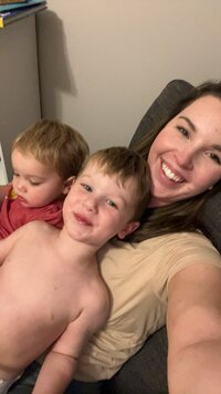 Madison Zeagler with Madison Z Photography good with toddler boys sons