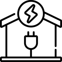 Electric Home Icon