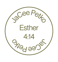 JaCee Petko stamp logo