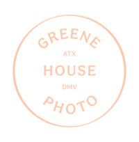 Greene House Photo stamp logo peach