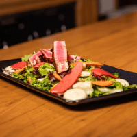 Cajun spiced ahi tuna salad Stanwood Grill Restaurant