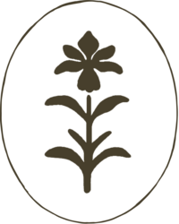 Sunrise Blooms flower logo icon designed by Studio Chan