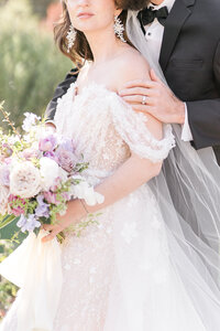 a bride and groom share an intimate moment at their cornertone sonoma wedding by adrienne and dani photography