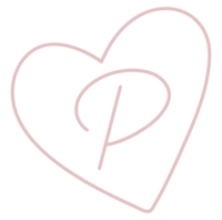 Parlor Picture Co pink heart submark