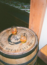 High West Distillery wedding in Northern Utah