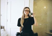 selfie with middle tennessee photographer in mirror