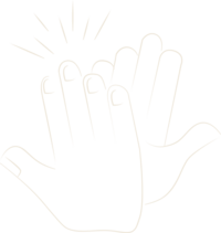 health and wellness brand with our clapping hands brand icon. Discover how our marketing services can help you engage and inspire your audience.