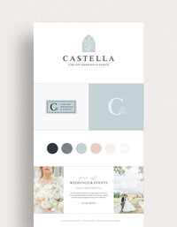 logo design and brand kit for wedding planner