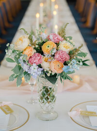 a wedding floral bouquet at The Sweet House Foundation in Grand Rapids