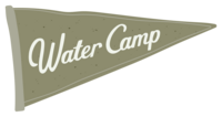 Water Camp Pennant logo