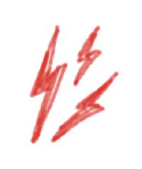 lightning bolt doodles