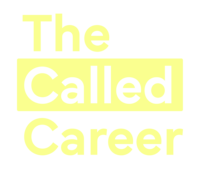 The Called Career simplified logo neon yellow