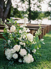 Bright colored florals by tulipwood floral designer