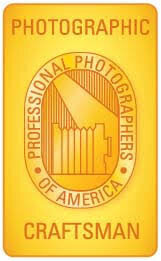Professional Photographer badge for photographic craftsman