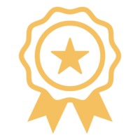 Gold Rosette Icon