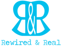 Logo with words "Rewired & Reel"