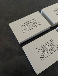 Visitenkarte Natalie Schatni Design