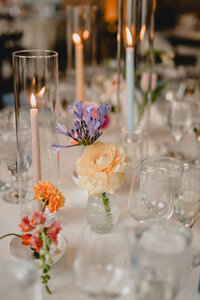 white flowers laying on table