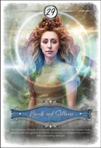 Oracle card with illustration of Kathleen Walton
