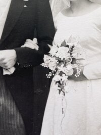 Classic wedding bouquet recreated