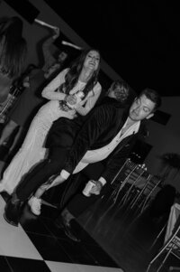 Bride and groom dancing at their Atlanta wedding