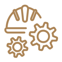Construction hat icon.