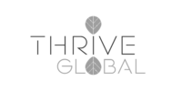 Thrive Global Logo for Heather J Crider Mindset and Reflection Website