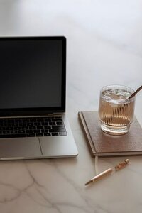 An image in The Aesthetic Edit's portfolio inspiration section, highlighting the theme of clarity and intentionality in the creative process, relevant to developing strategic visual brands for female entrepreneurs and creative businesses.
