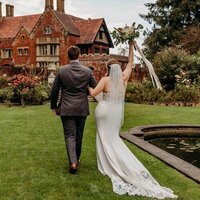 Romantic Wedding at Thornewood Castle, a historic venue in Washington.