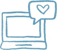 Contact form on computer icon for Atlanta Interior Designer 