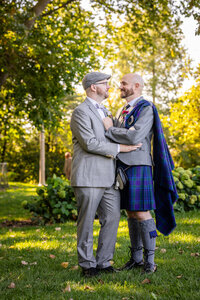 Groom and groom