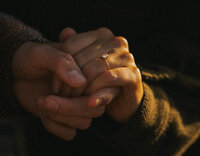 engagement ring in the light