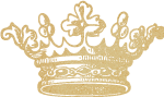 Gold crown graphic aspect of Adore Photo Studio Logo