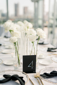 Luxury rooftop wedding at Revery North 4th Corridor in Columbus Ohio