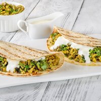 Anti inflammatory Indian Spiced Egg Wrap