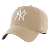 fitted brown NY cap