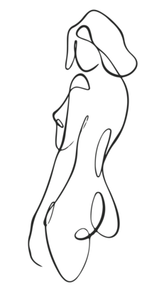 line illustration of body
