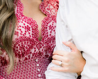 Couple counting down the days until their wedding during a session in Bainbridge, GA.