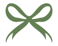 Lindsey Kristian Photography bow web element dark green