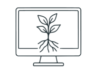 Outline icon of a calendar, illustrating a well-planned and stress-free workflow, rooted in expert grassroots guidance.
