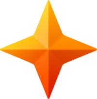 floating 3d star