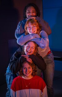 Group of women smiling