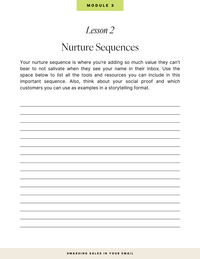 Smashing Sales Emails course nurture sequence module 1