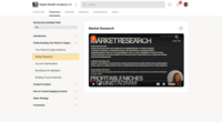 screenshot of content creation marketing sales course