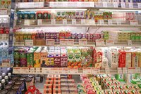 groceries in the store