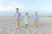 "Children's portrait on Wrightsville Beach"