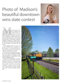 Madison downtown captured by Cristie Media Co. wins state contest.